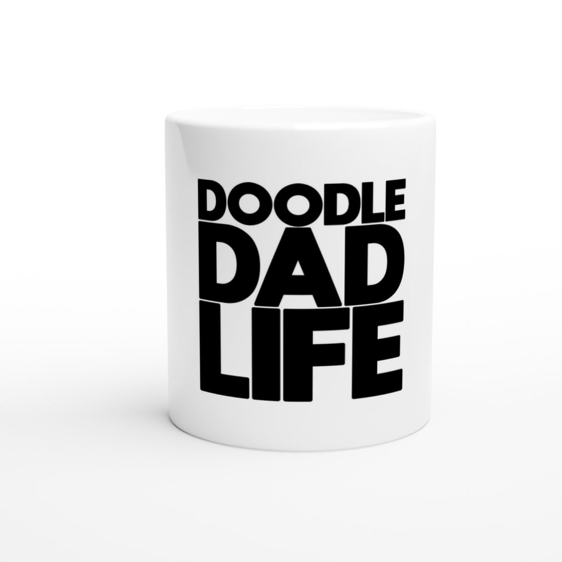 Doodle Dad Life White 11oz Ceramic Mug