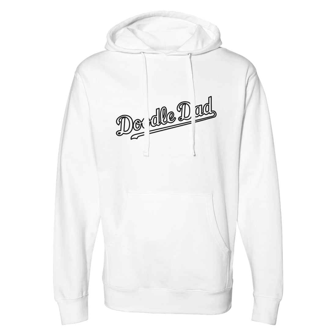 Royal Dodge Men's Midweight White Hoodie