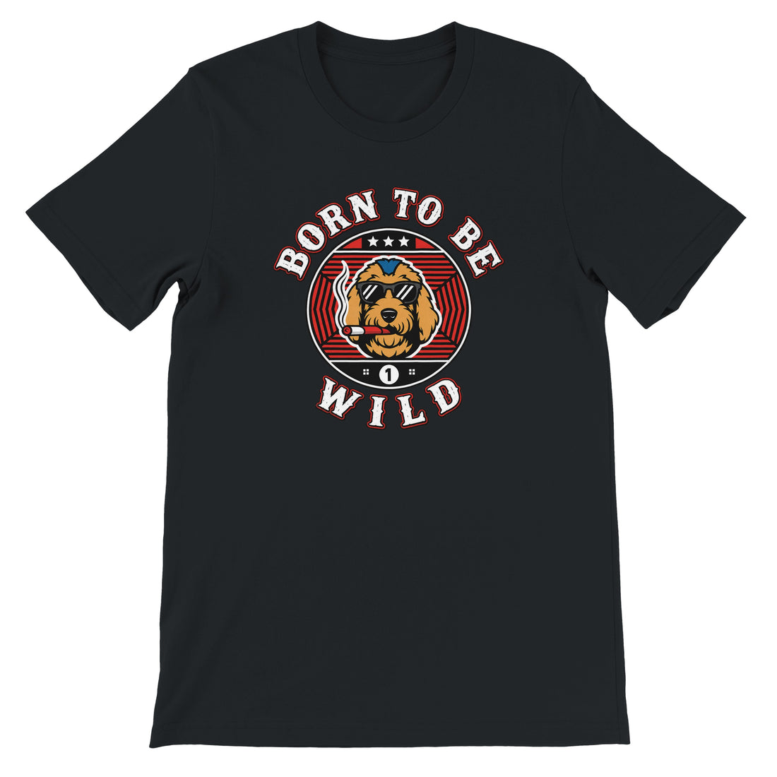 Born to Be Wild Black Tee