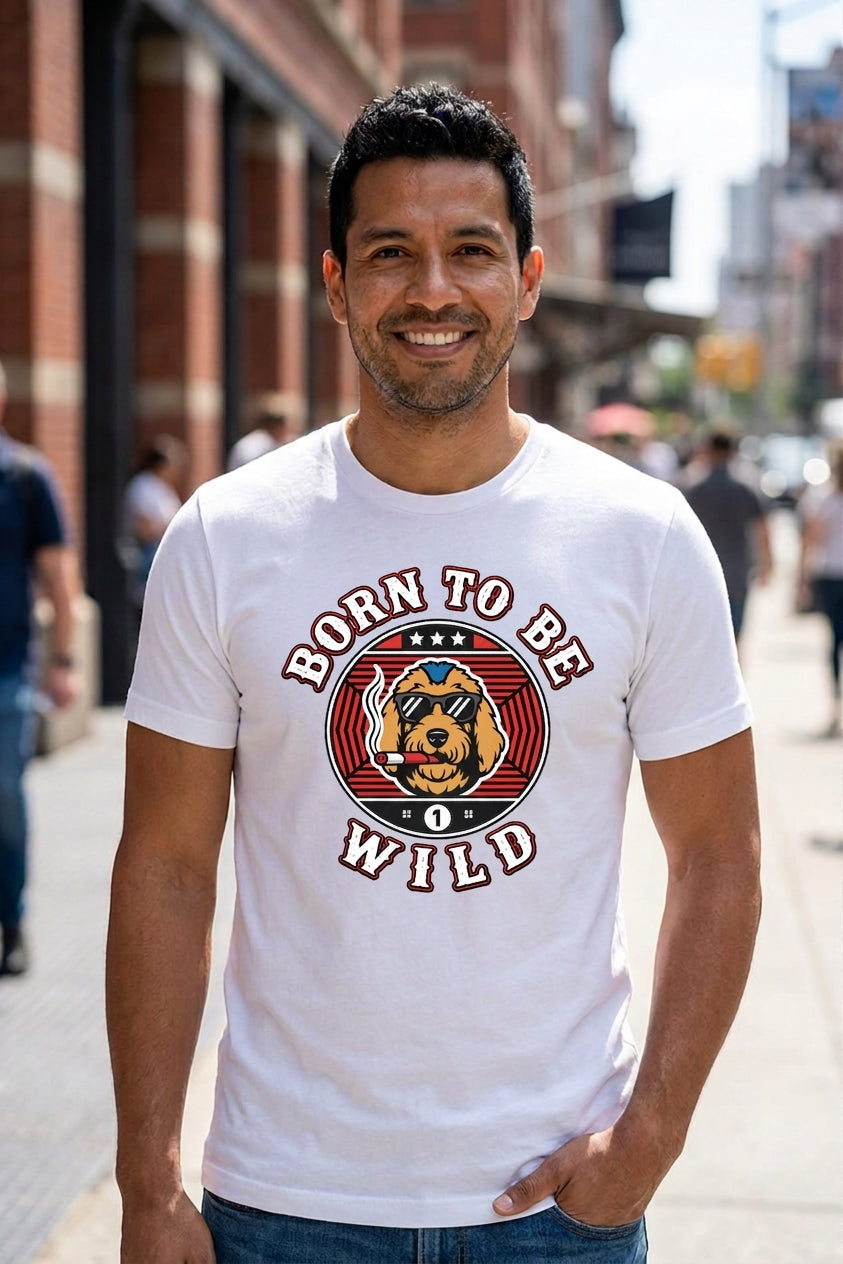 Born to Be Wild White T-shirt