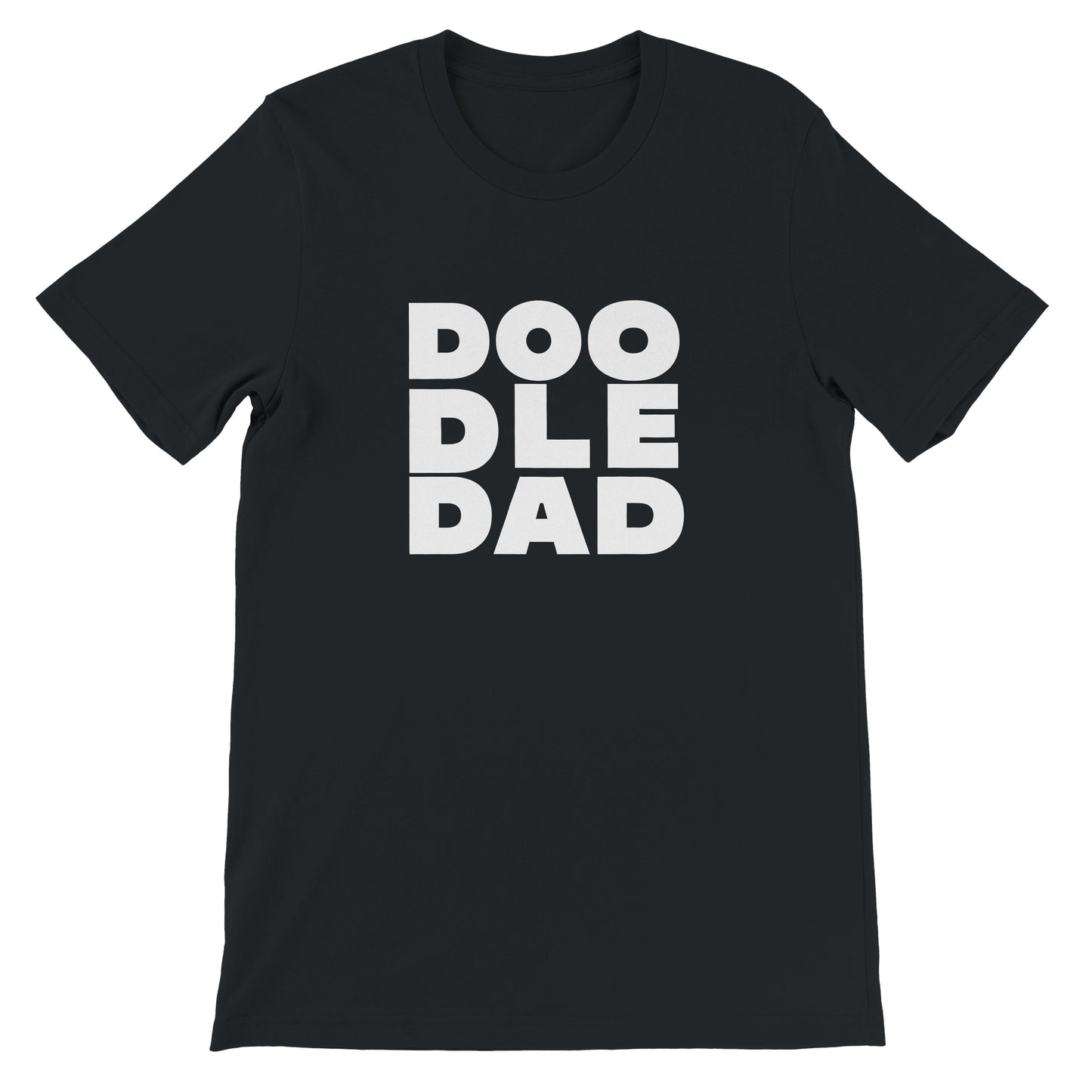 DOO DLE DAD Premium Crewneck Black Tee