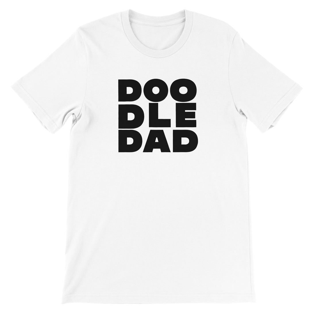 DOO DLE DAD Premium Crewneck White Tee
