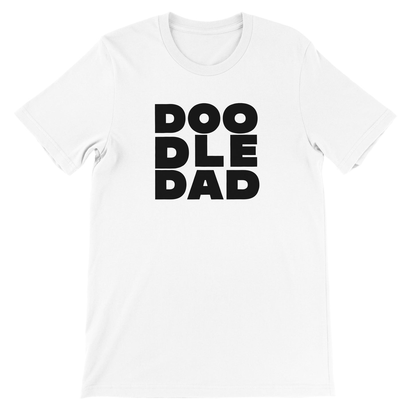 DOO DLE DAD Premium Crewneck White Tee