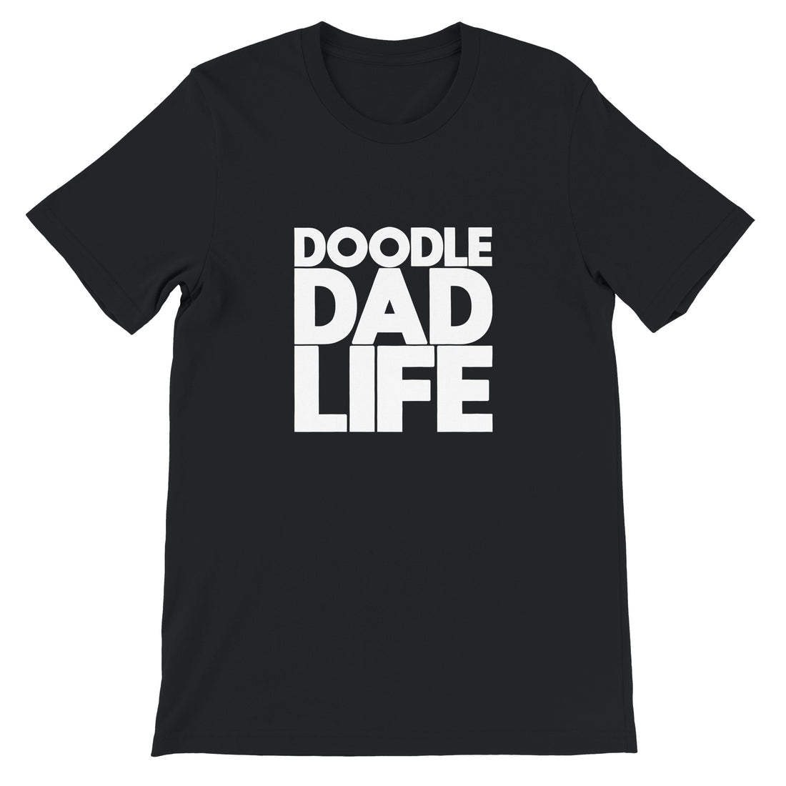 Doodle Dad Life Premium Crewneck Black Tee