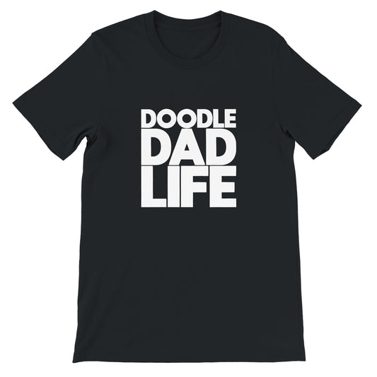 Doodle Dad Life Premium Crewneck Black Tee