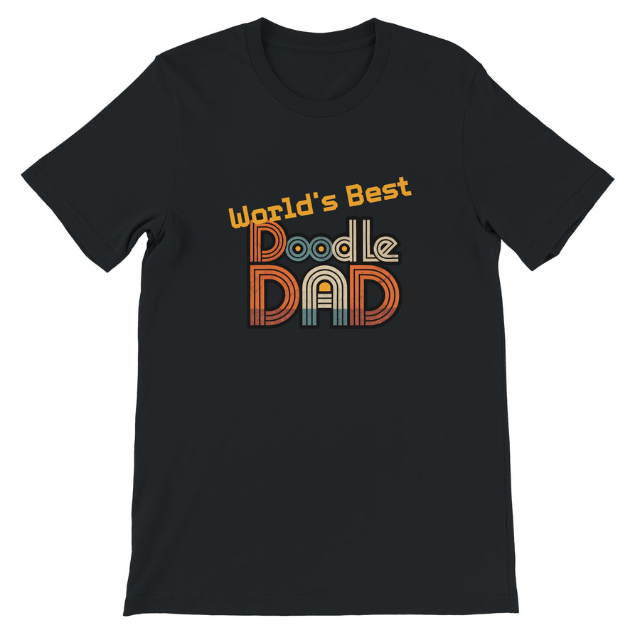 World's Best Doodle Dad Black Tee