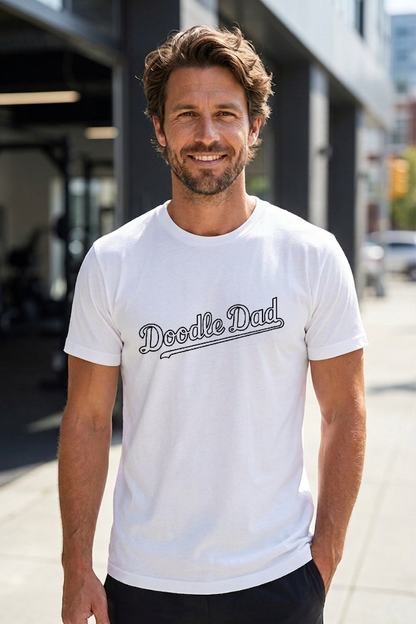 Royal Dodge Men's Midweight White Tee